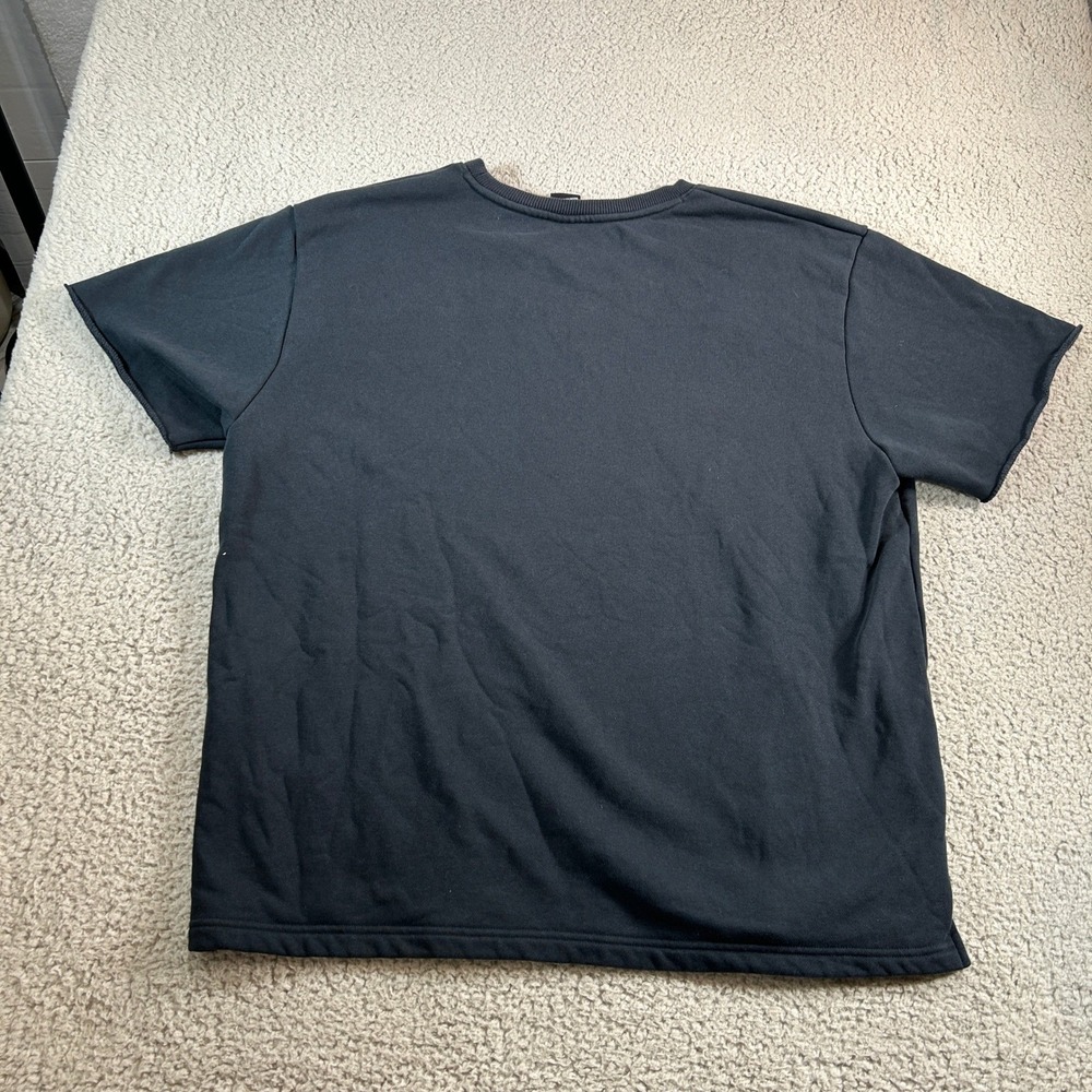 Under Armour Project Rock Short Sleeve Sweatshirt Men XXL Black Brahma Bull Logo - Picture 6 of 9